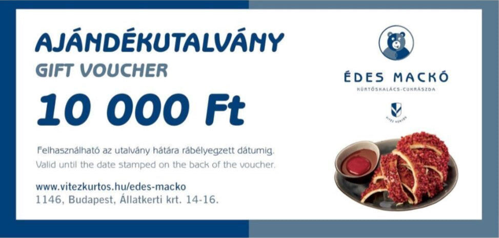 10 000 Ft-os ajándékutalvány